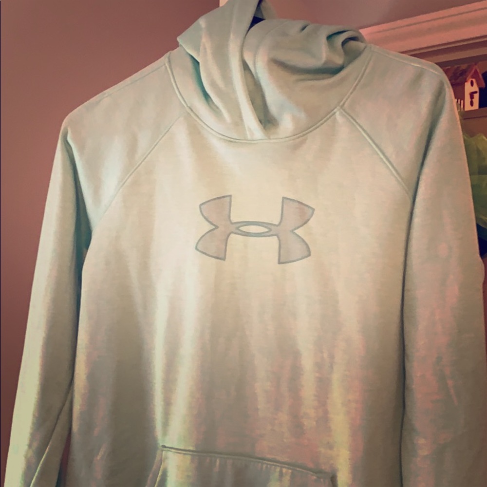 Women’s Under Armour mint hoodie